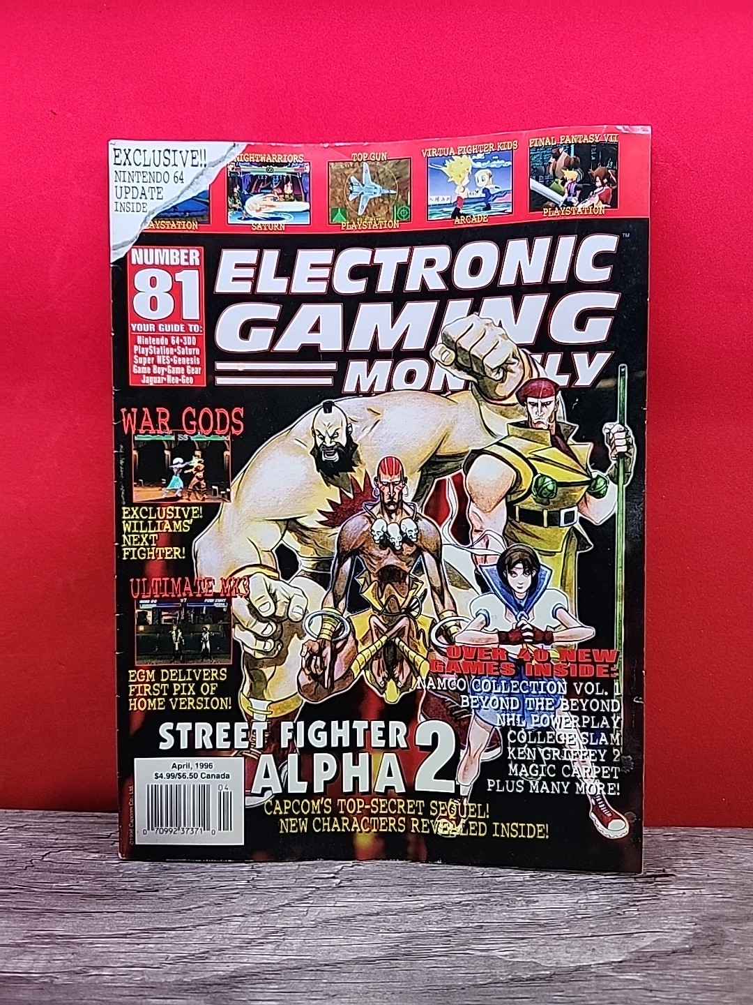 Electronic Gaming Monthly Issue 81 April 1996 Street Fighter Alpha 2