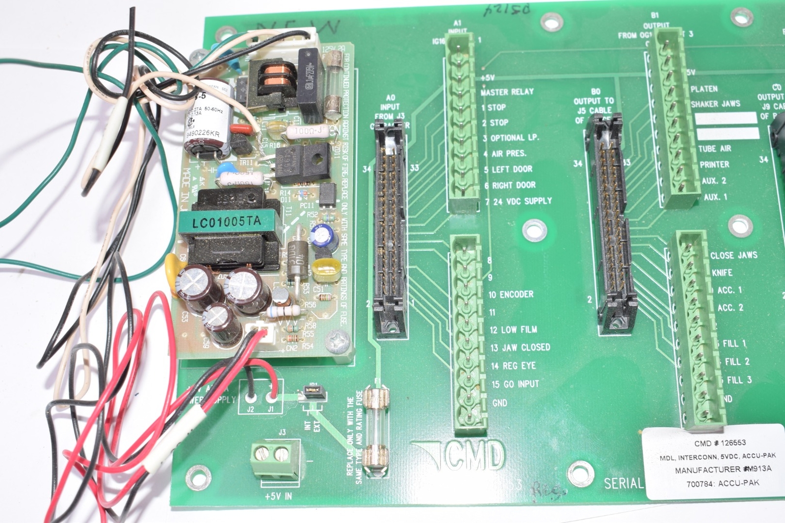 CMD 126553 Control Board, Circuit Board, PCB Board
