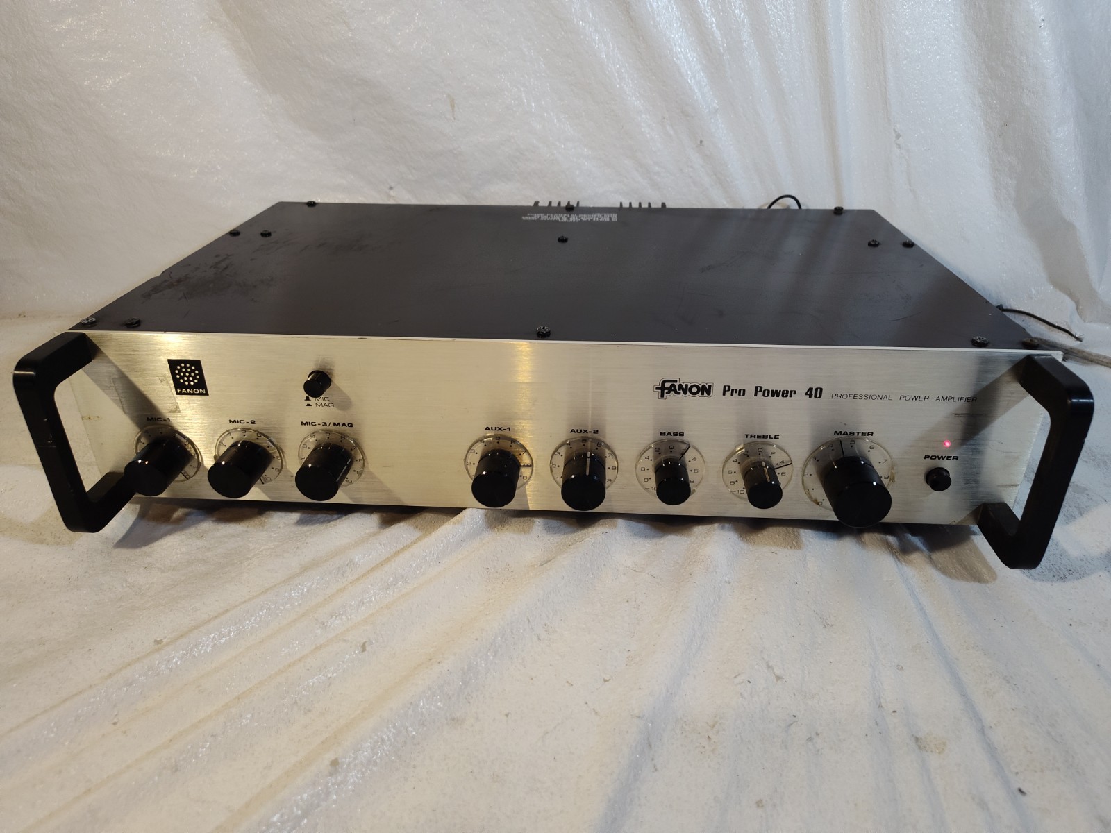 Fanon Pro Power 40 Professional Power Amp P.A. Amplifier Public Address - WORKS
