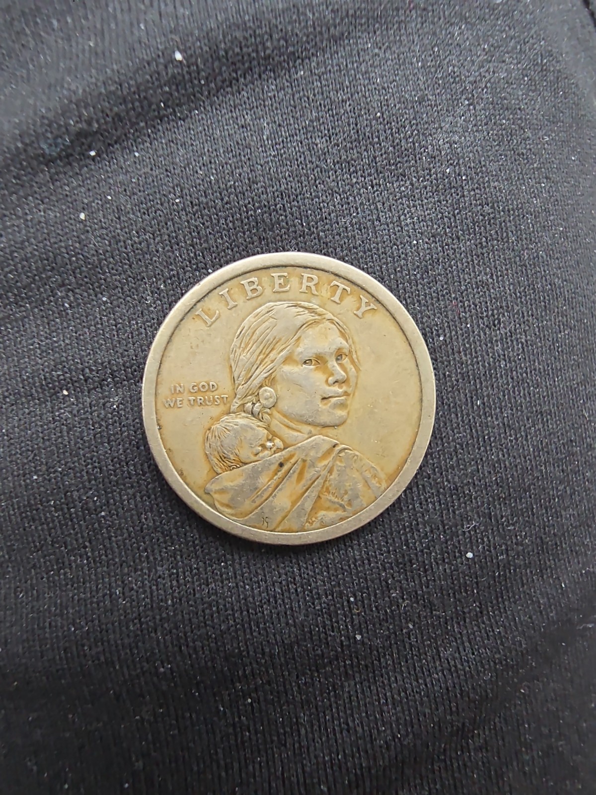RARE Sacagawea $1 Error Dollar Coin No Date Good Condition