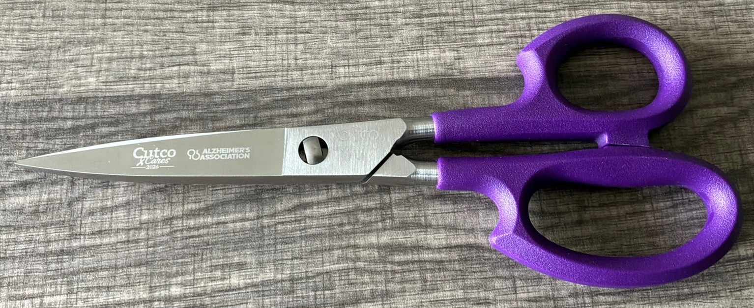 Cutco Limited Edition Alzheimer’s Association Purple.