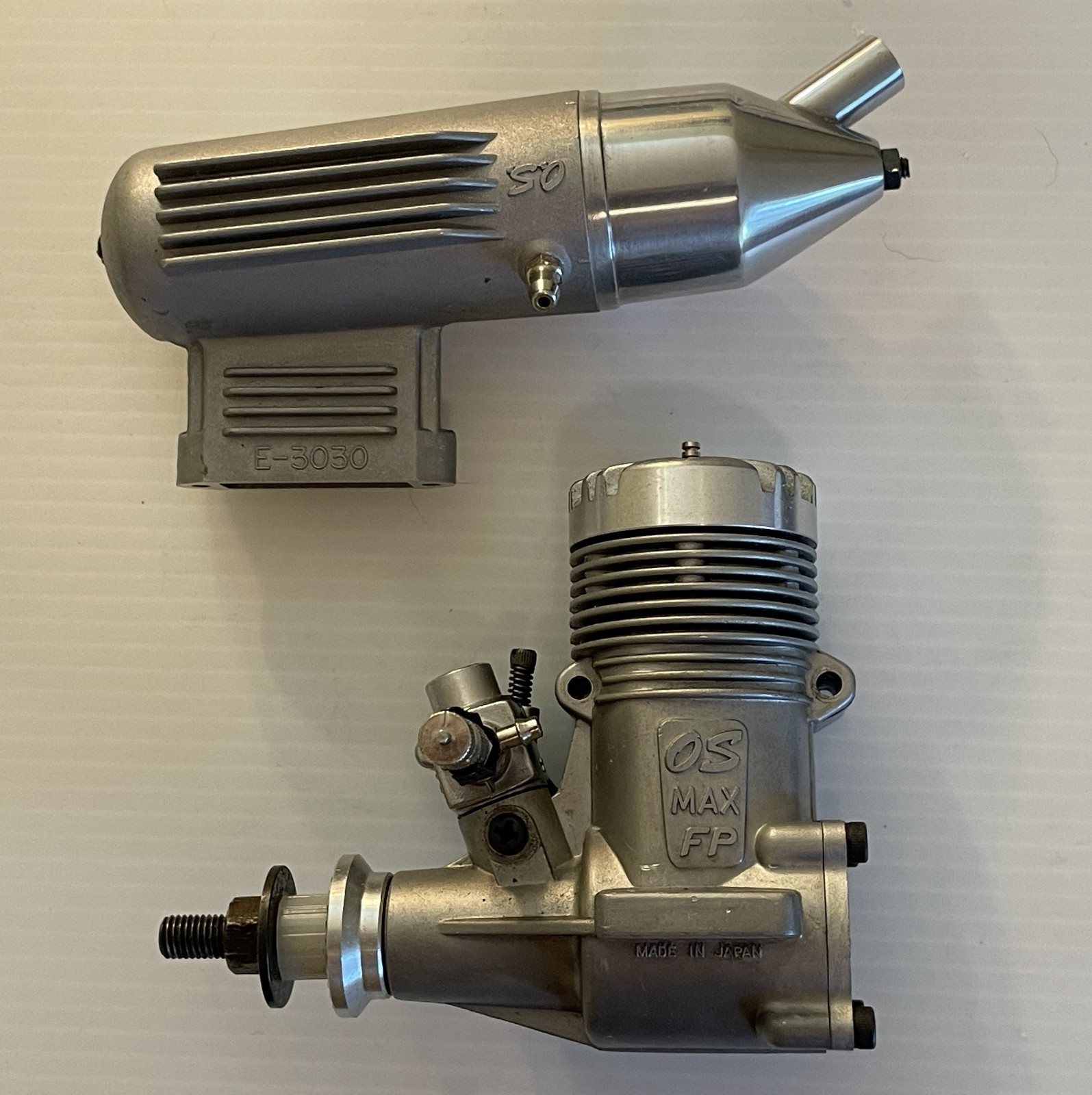 OS Max 40FP  engine with E-3030 muffler