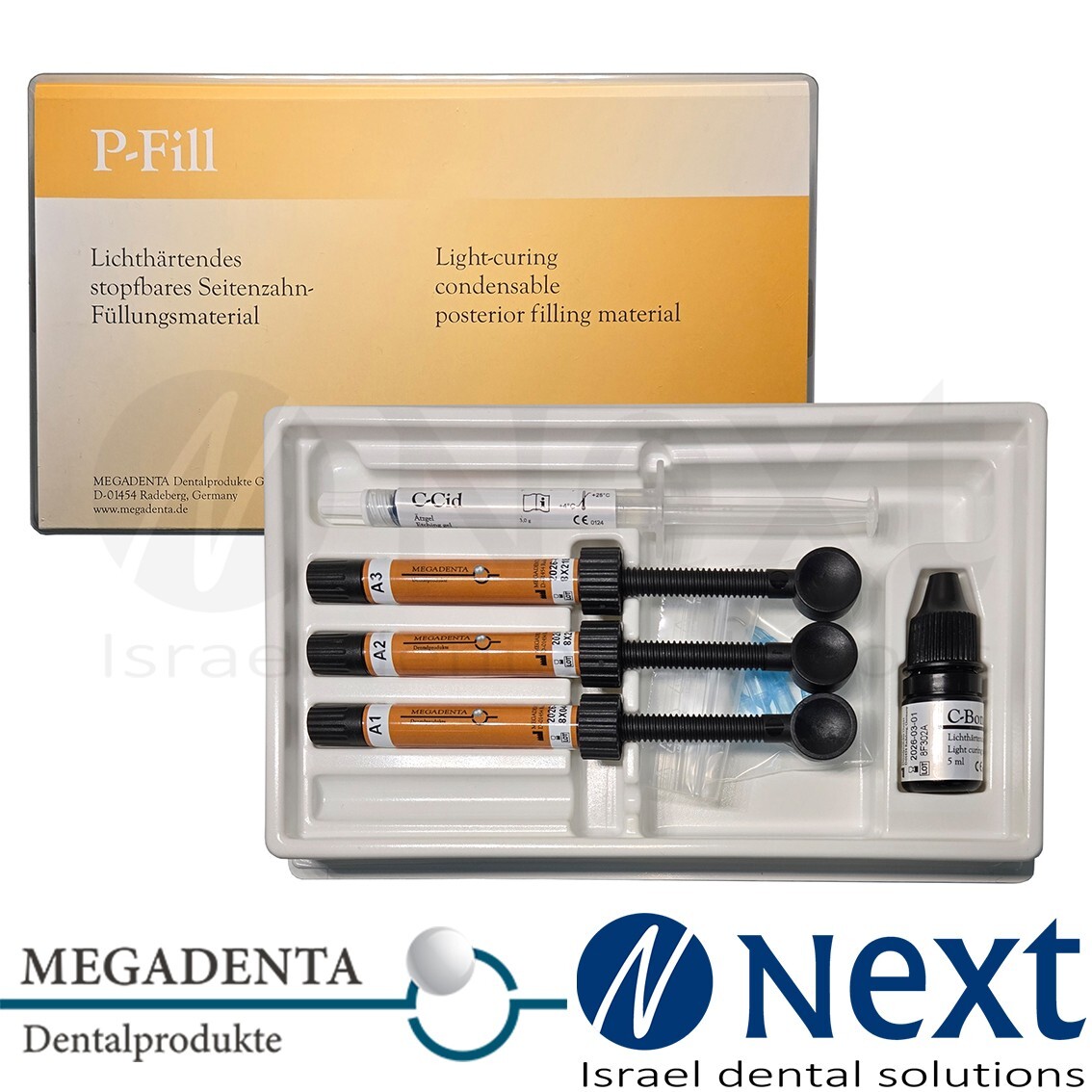Dental Composite P-Fill Posterior filling kit by MEGADENTA Germany