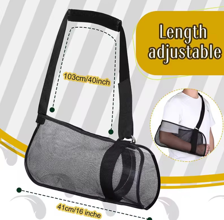 Mesh Arm Shoulder Sling Medical Shoulder Immobilizer Shower Adjustable Arm US