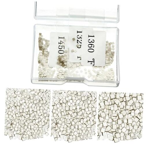 About 500 Pcs 4.5 Grams Silver Solder Jewelry Precut Chips Solder 1.5 x 1.5 mm