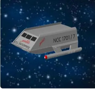 USS Enterprise Galileo shuttle craft 3d model