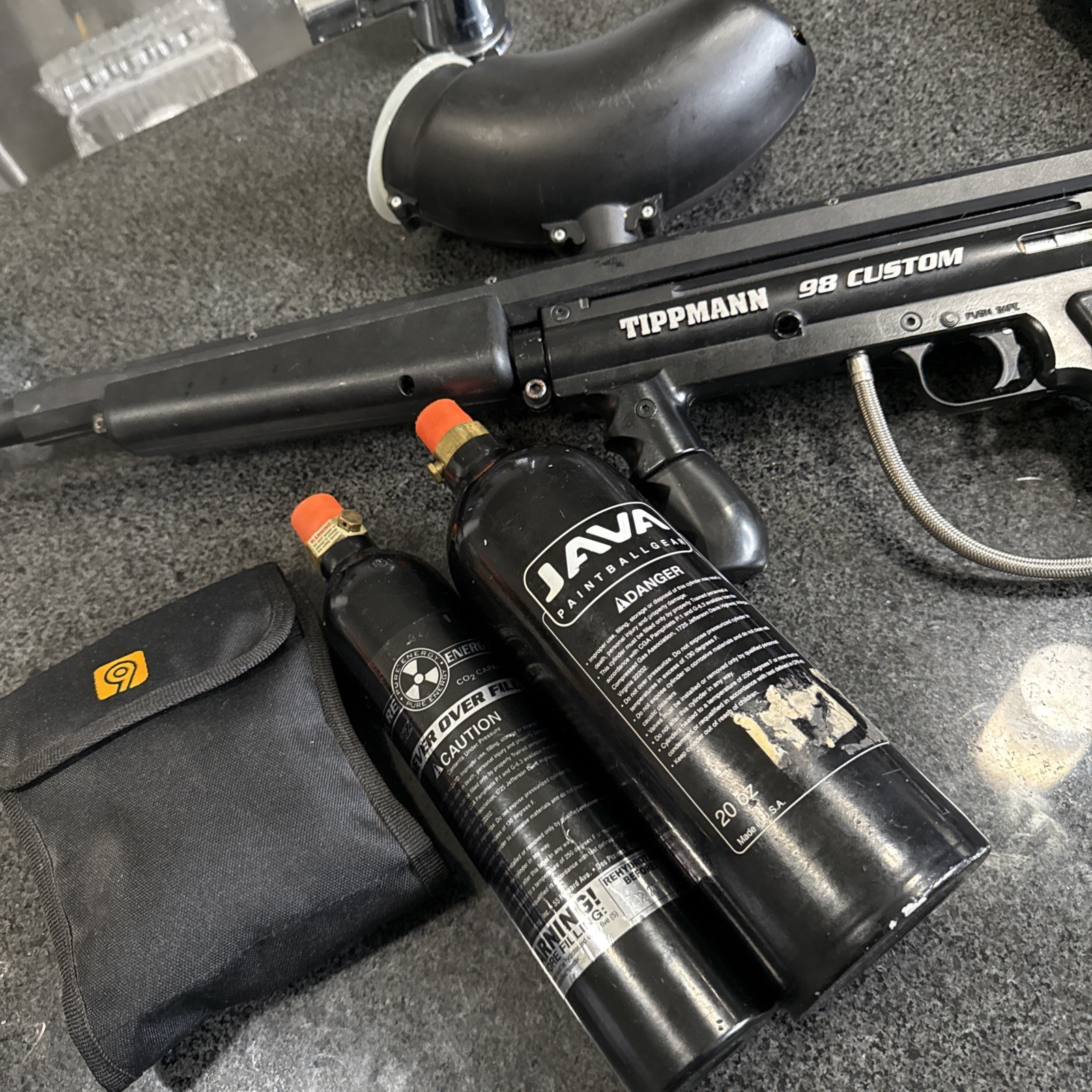 Tippmann 98 Custom Flatline And Trigger Upgrade Cleaning Kit And Two Bottles