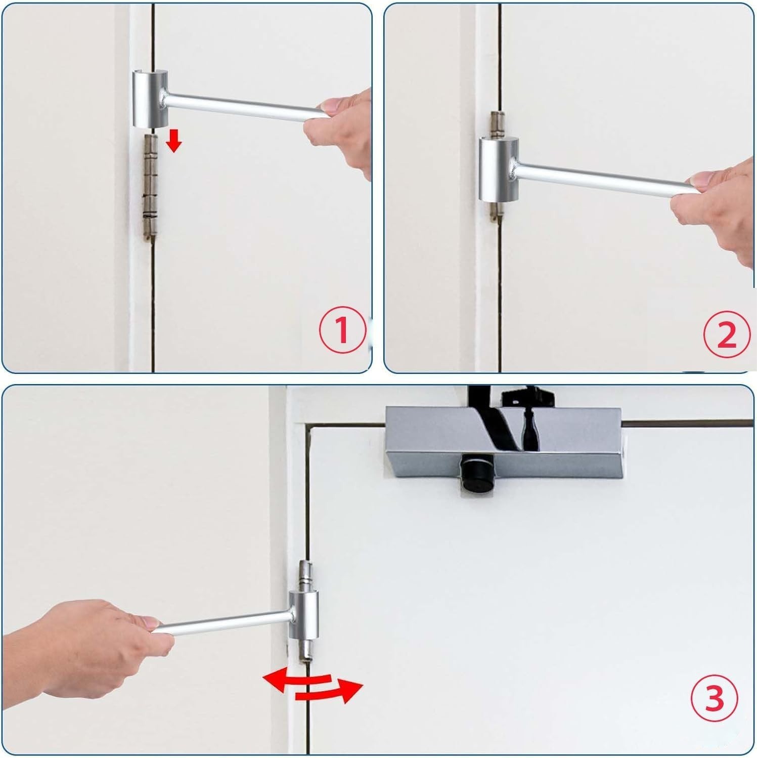 Compatible with Fire Doors Hinge Adjustment Wrench Steel 23-25mm Gap Tool
