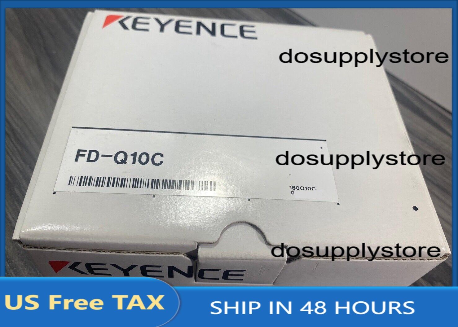 New Keyence FD-Q10C Clamp-on Digital Flow Sensor w/ Sensor Bracket 20-30VDC -USA