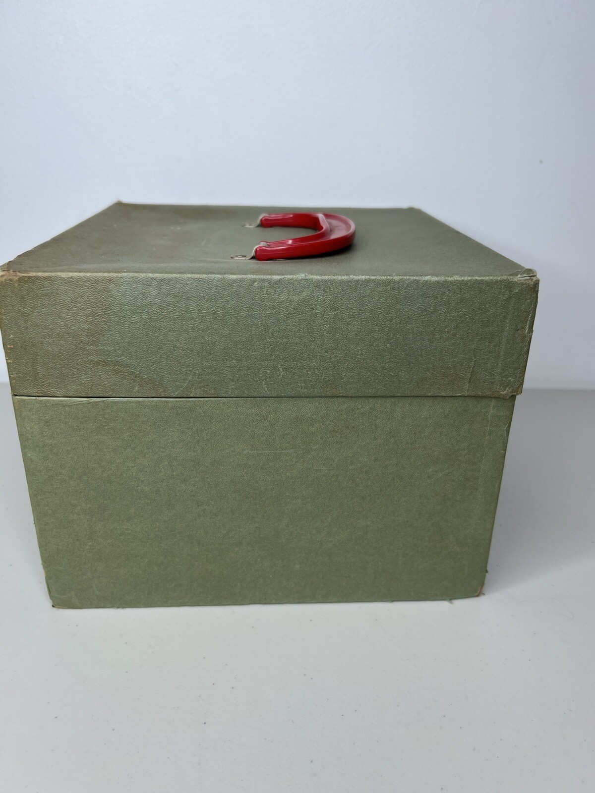 Vintage Dritz Sewing Pattern Green File Folder Box