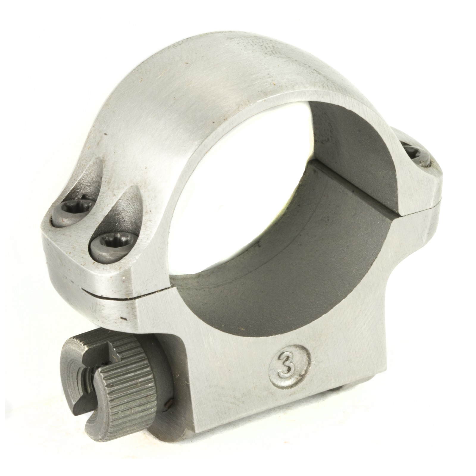 Ruger M77 3K 1" Low Silver Scope Ring-90281