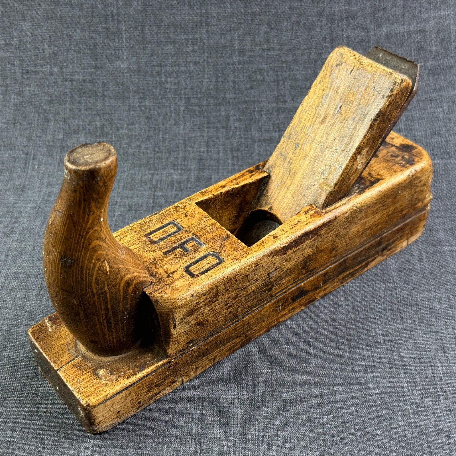 Antique Wooden Hand Plane 1858 Kirschen Werkzeuge Germany Wilhelm Schmitt & Co.