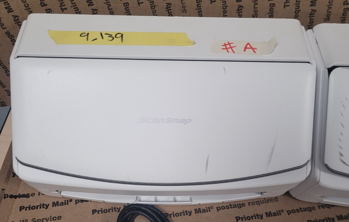 Fujitsu ScanSnap ix1600 Document Scanner No Adapter (TESTED)*Has Black Scratch
