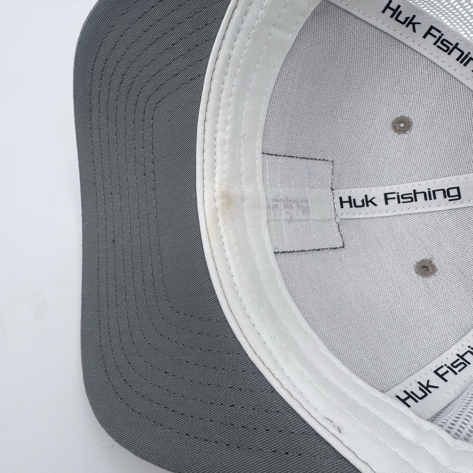 Huk Huk'd Up Trucker Hat Cap Tan And White Adjustable Snapback Fast Shipping