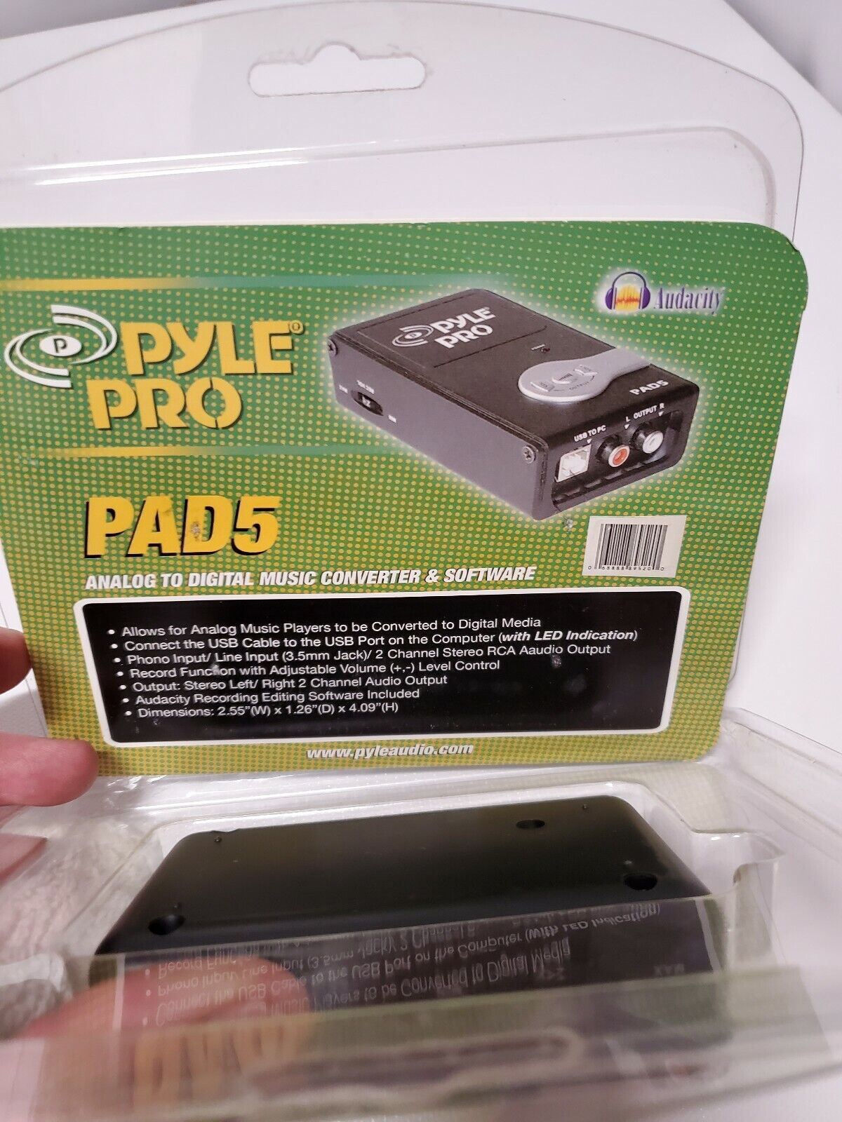 Pyle pro pad propad propad 5 Processor Digital Analog Music Converter USB #2186
