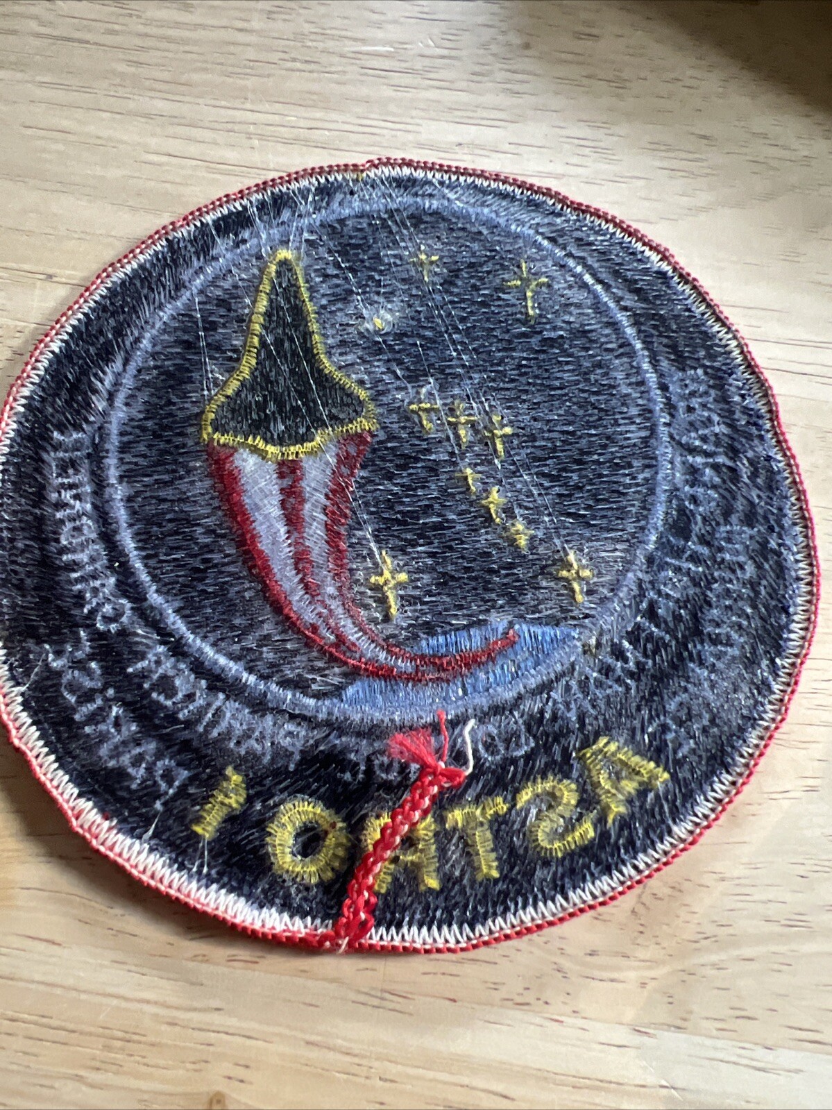 NASA Astro 1 Space Shuttle Mission Gardner Hoffman Parker Patch
