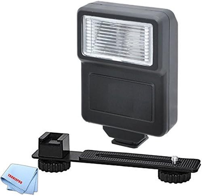 Digital Camera Flash with Shoe Bracket for Sony, Nikon, Canon, Pentax, Olympus &