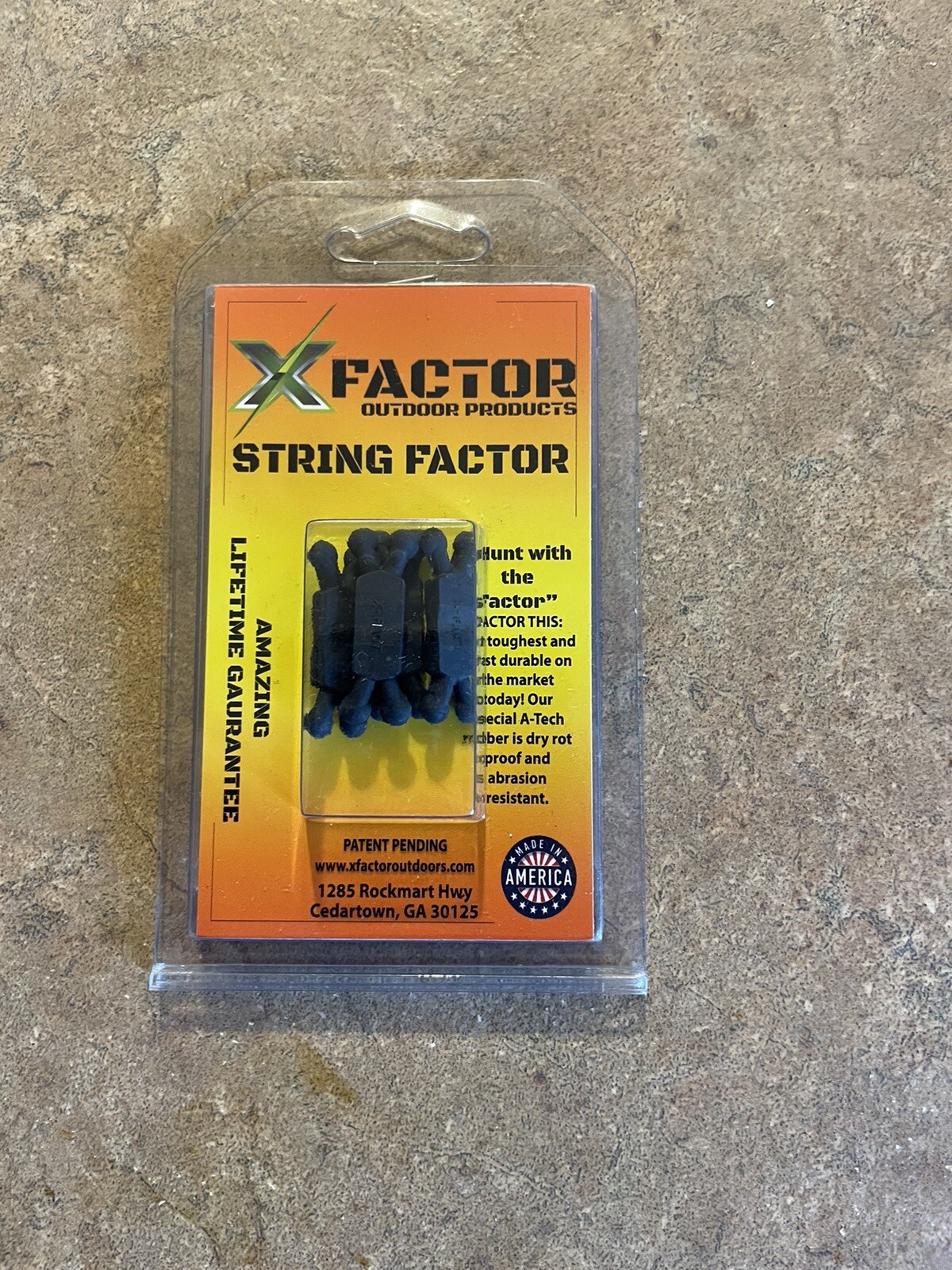 X-Factor Outdoor Products String Cable Silencers 4 Pack Black Archery