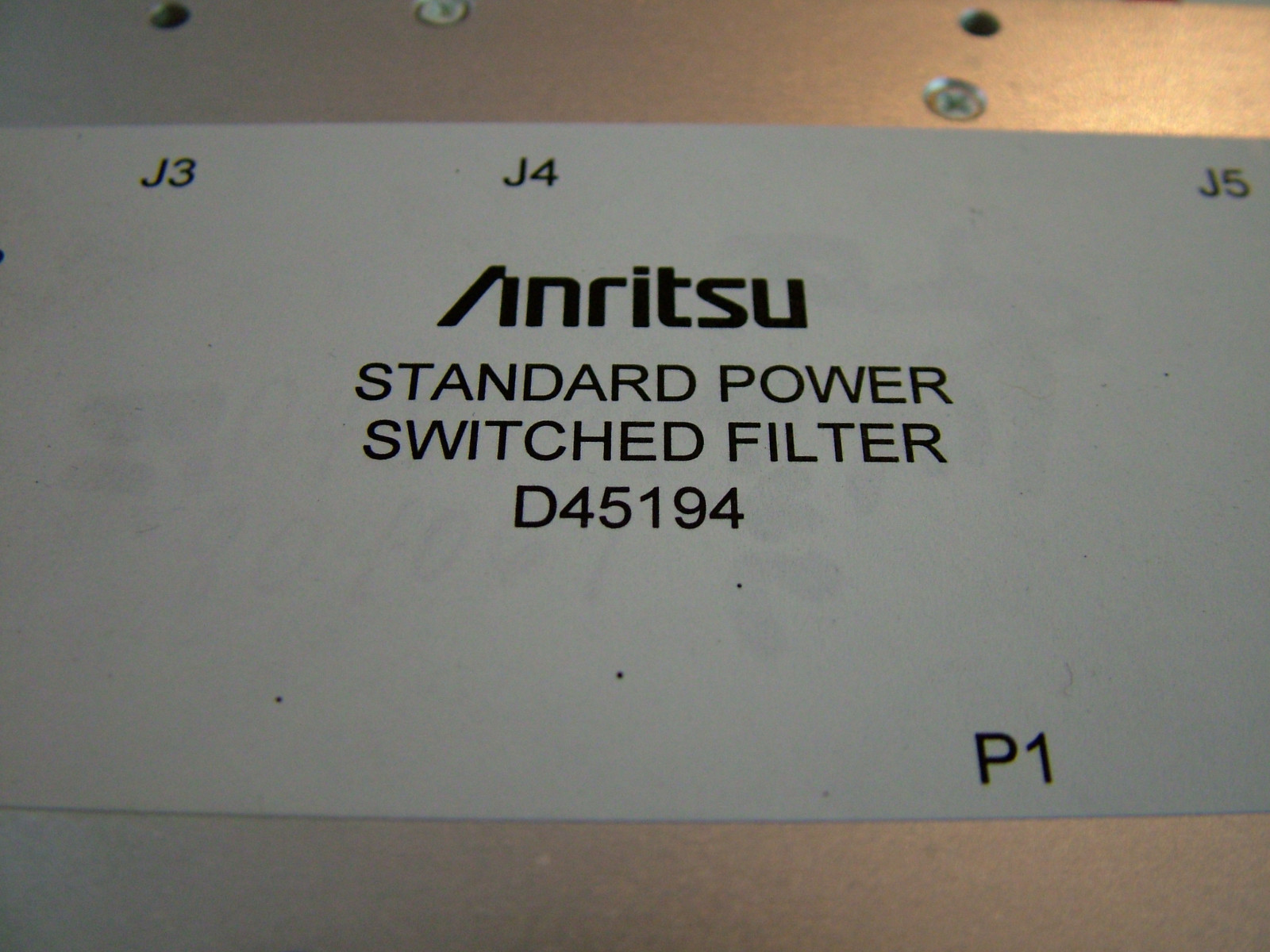 Anritsu D45194 standard power switched filter