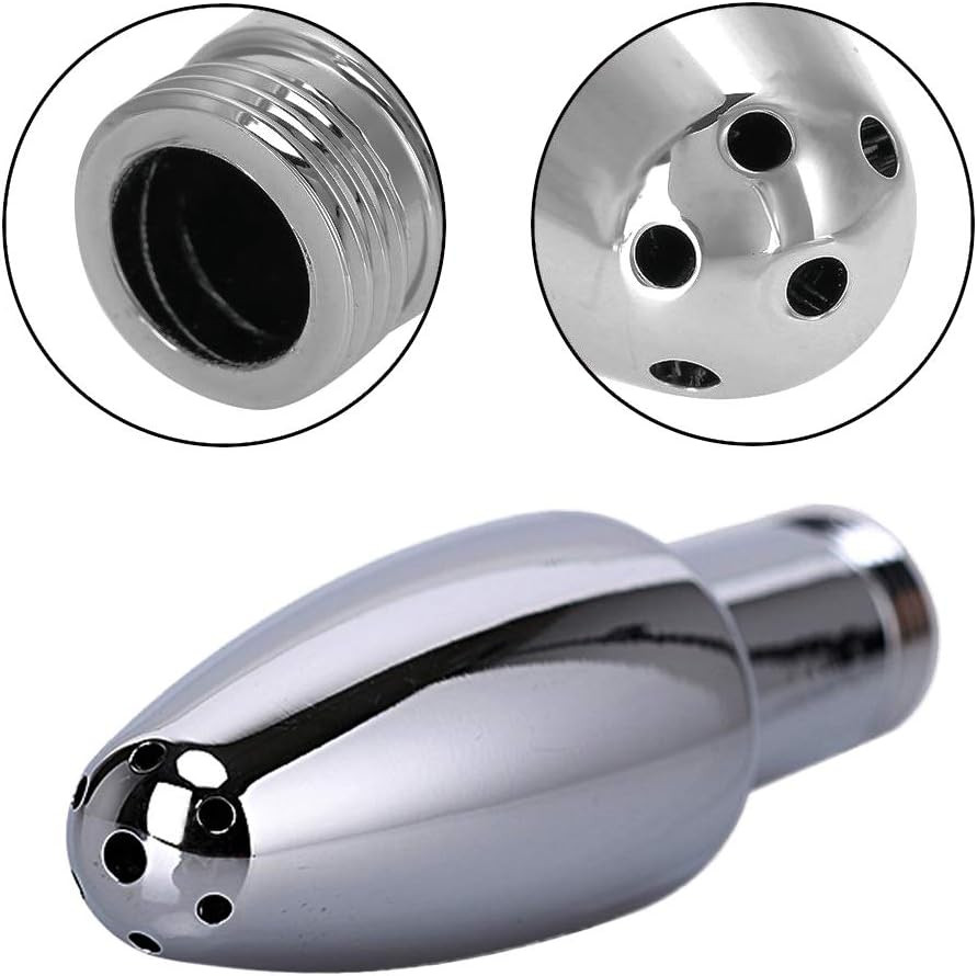 Deep Shower Douche Cleaning System with 59 Inch Shower Hose (Silver)