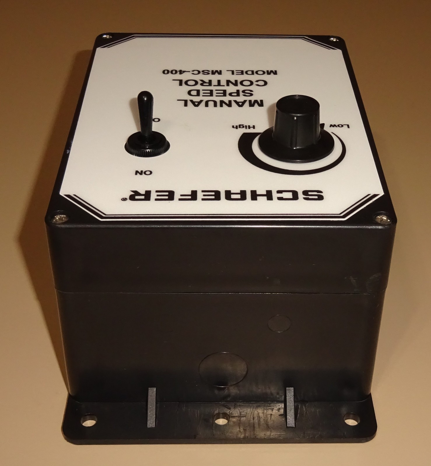Schaefer MSC-400B Manual Variable Speed Control MSC400B 120/240 VAC NEW