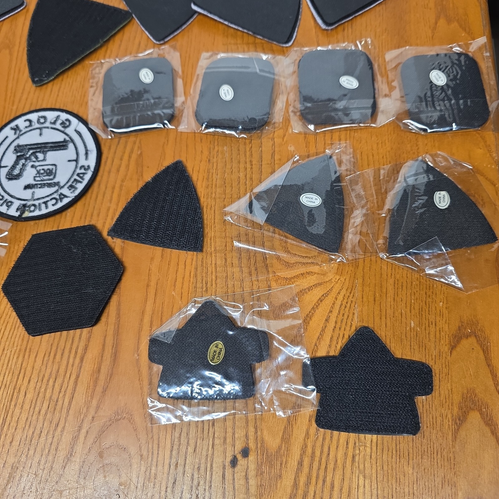 41 Mixed Military Tactical Morale Patch Hook Loop Sew On Some Backs Missing