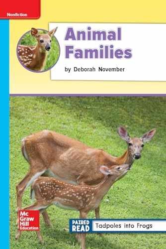 Reading Wonders Leveled Reader Animal Families: - Spiral-bound - Very Good