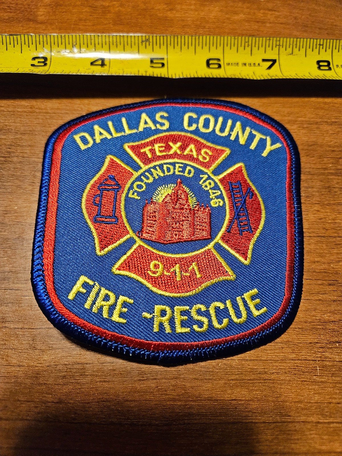 Dallas County TEXAS -Fire & Rescue Department (Founded 1846) patch