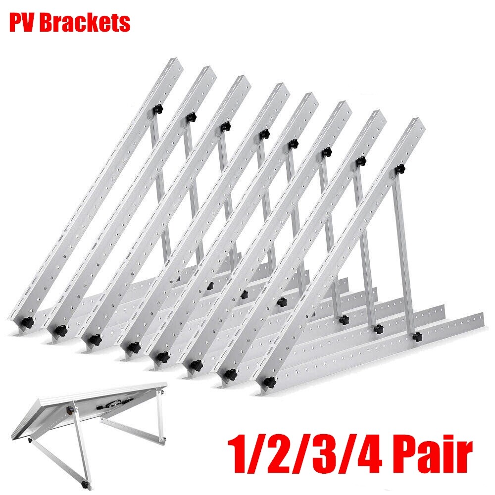 Adjustable Solar Panel Tilt Mount Brackets Kit Foldable Solar Panel Mounting Set