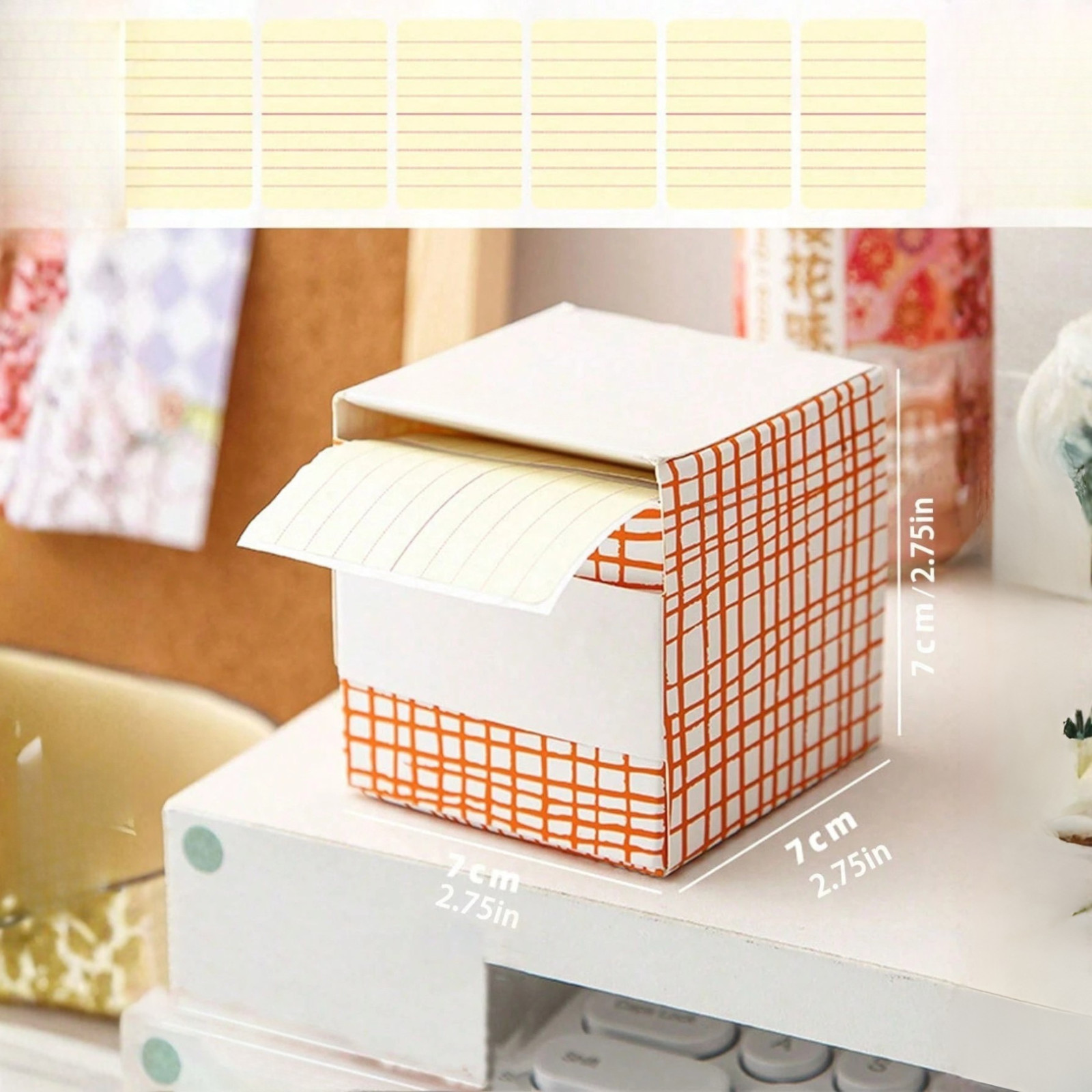 1 Roll Lined Mini Sticky Notes Super Sticking Power Memo Pads Back to School