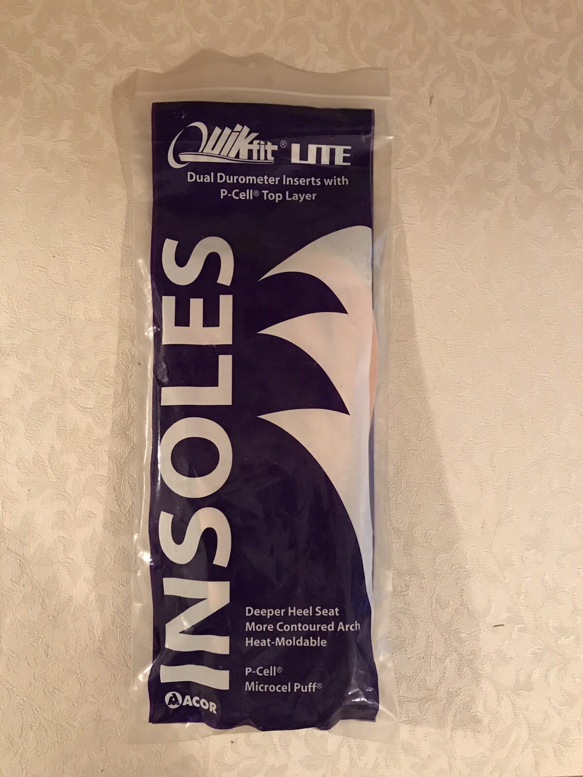 ACOR QUIKFIT LITE DUAL DUROMETER INSERTS W/ P-CELL Insoles QF-04Q