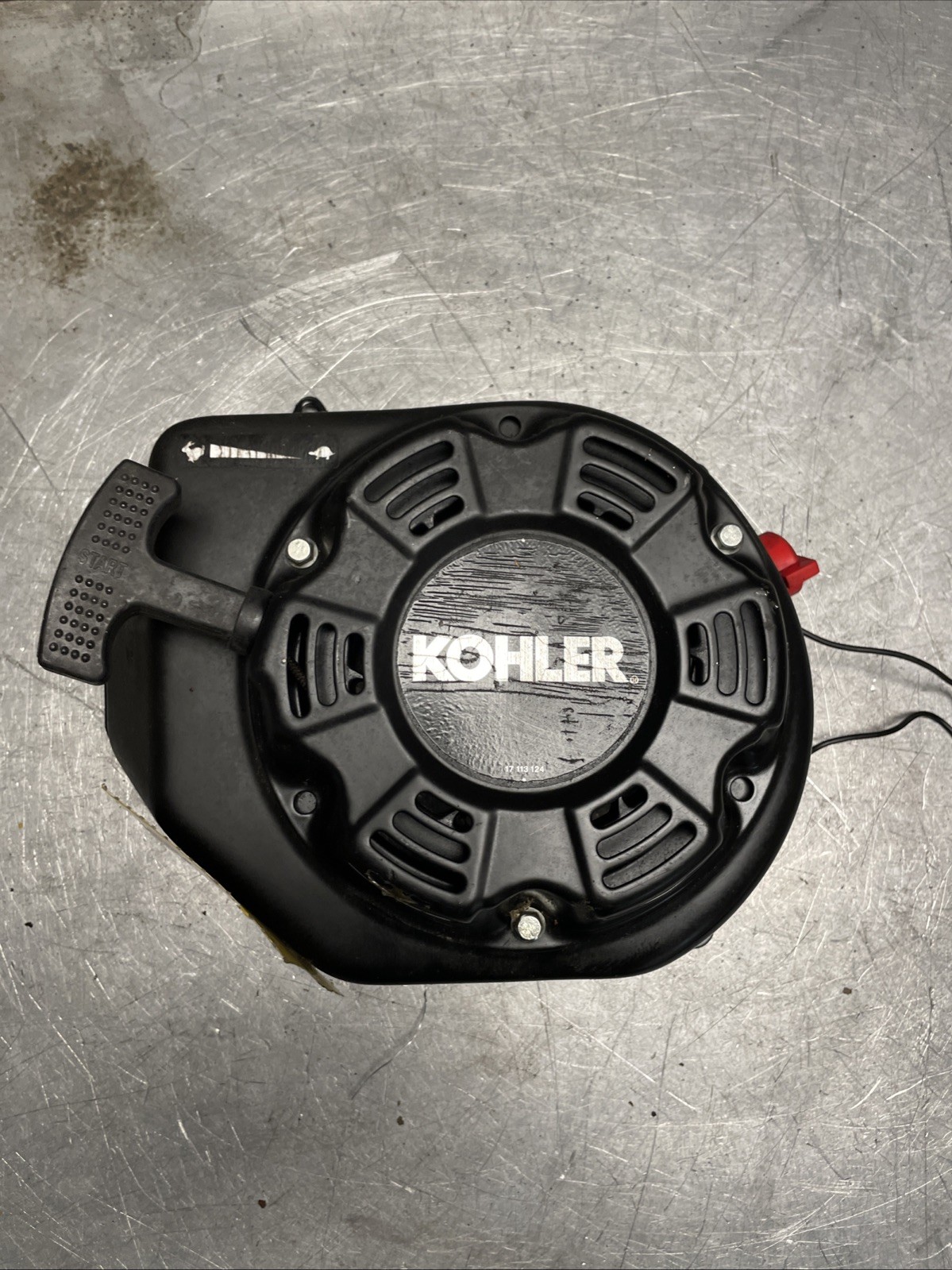 OEM GOOD USED KOHLER SH265-3011 BLOWER HOUSING / RECOIL 1802719-S  1716502-S