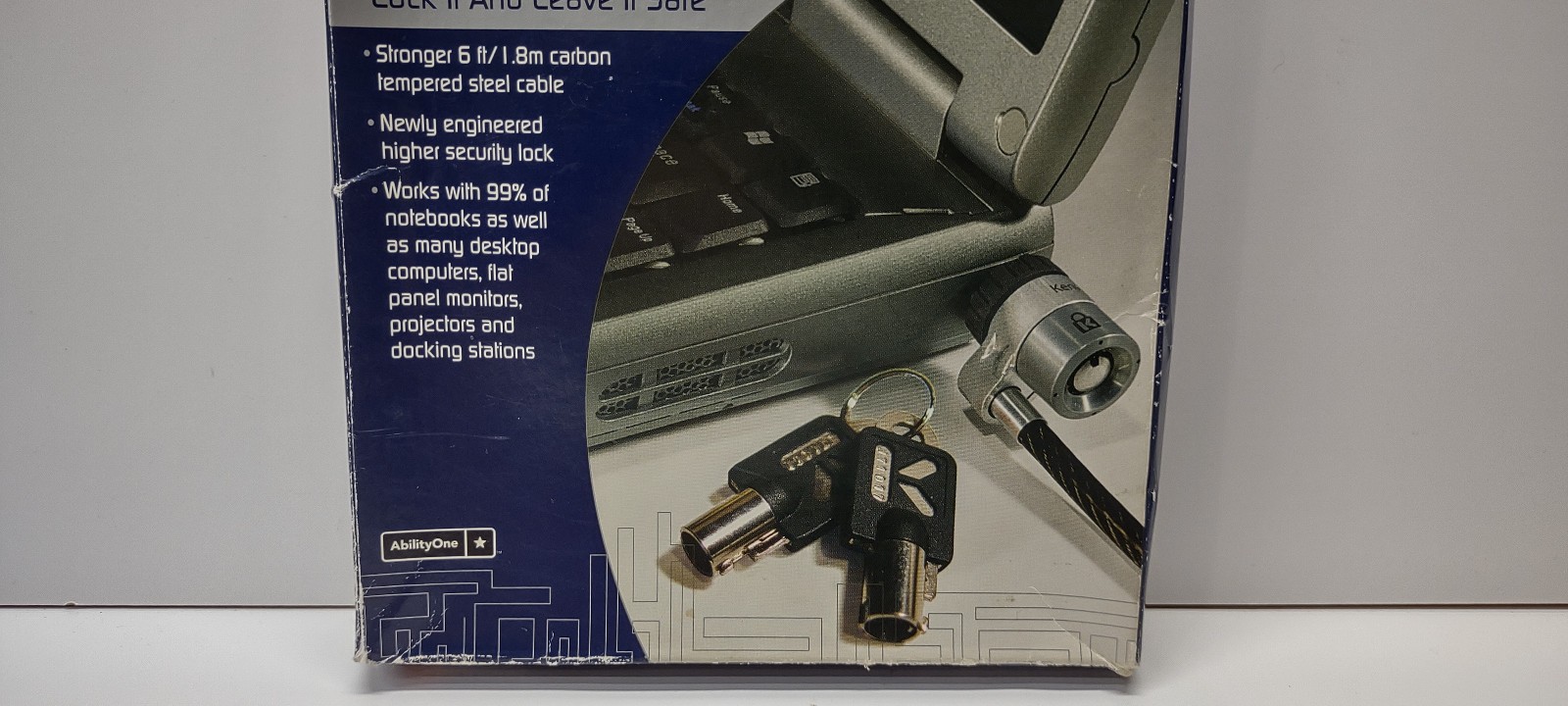 Kensington Notebook Lock 6ft Cable NEW 2 Keys