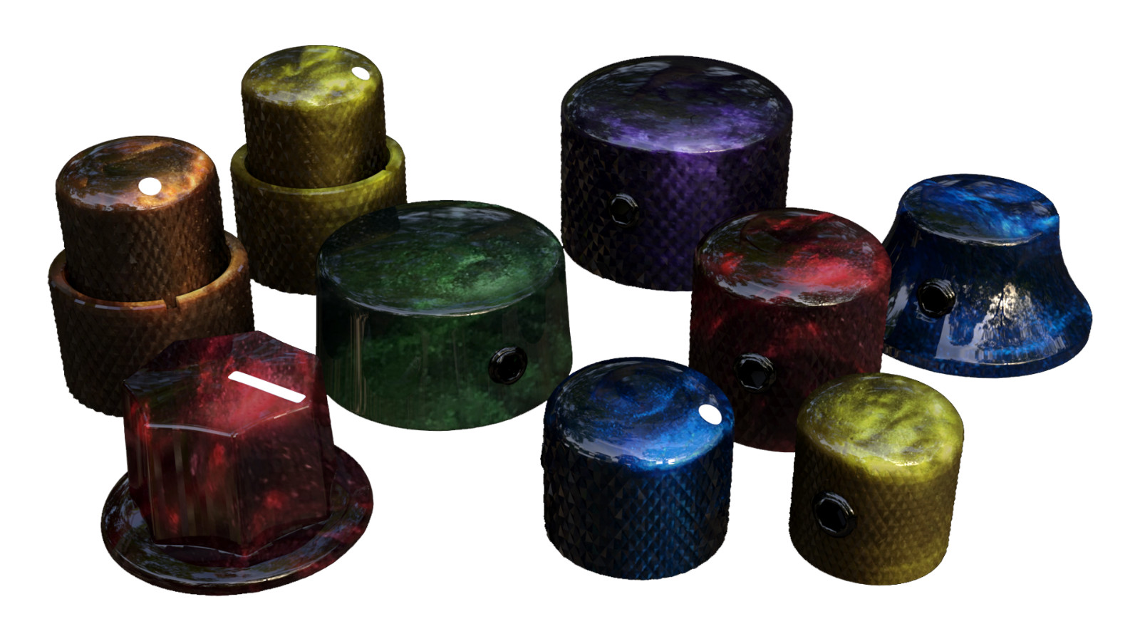 Xentric Guitars® - AUTUMN PEARL Series Resin Guitar Knobs