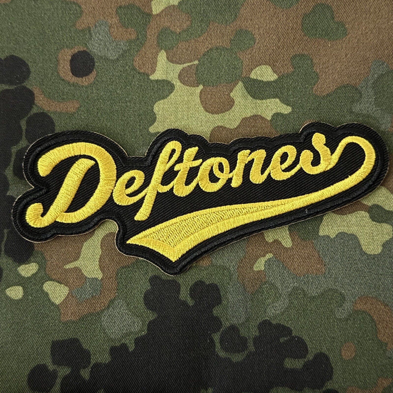 DEFTONES Embroidered Iron/Sew-On Patch SACTO ALT METAL BAND TEAM STYLE