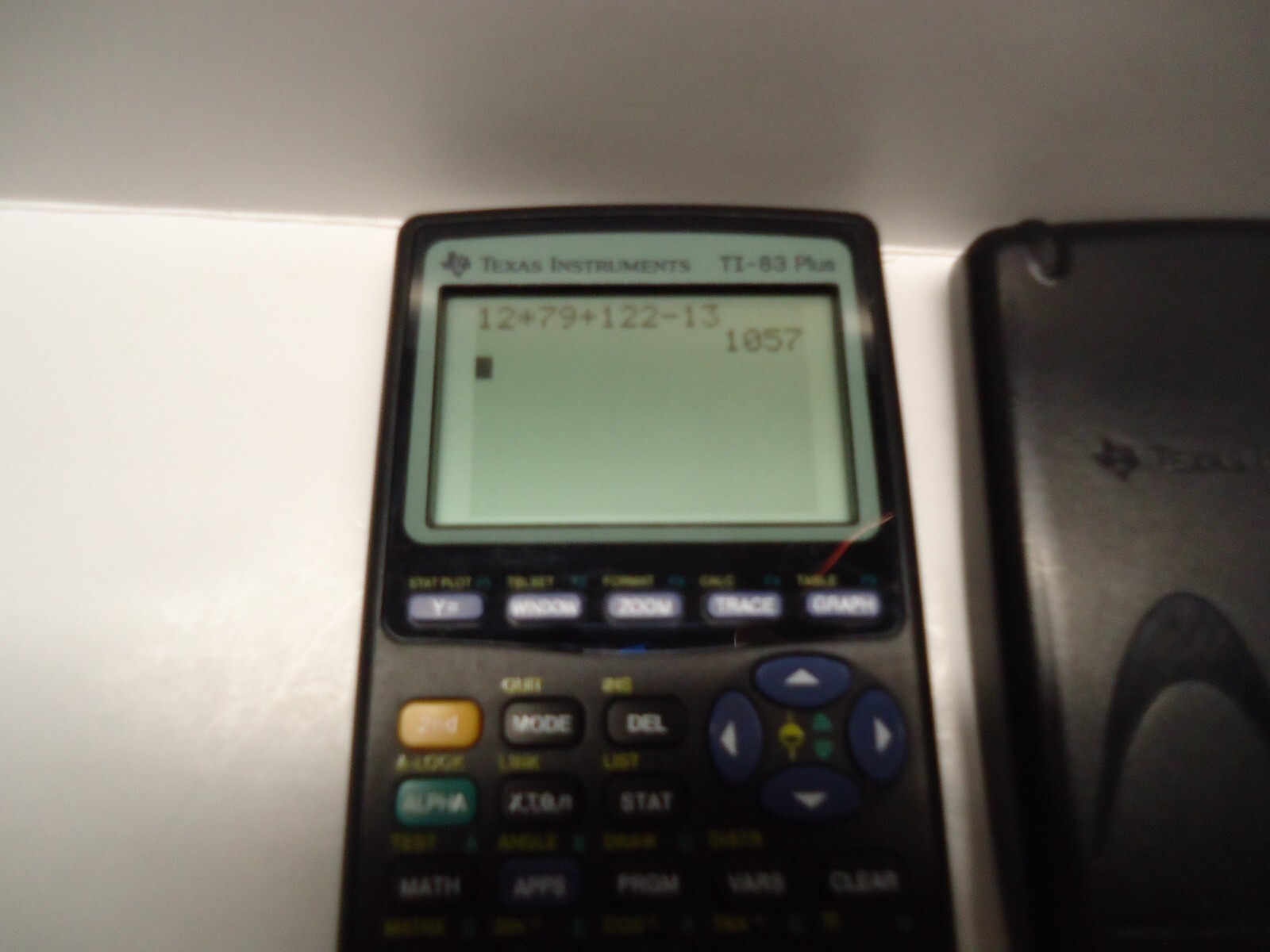 Texas Instruments TI-83 Plus graphing calculator, Pre owned