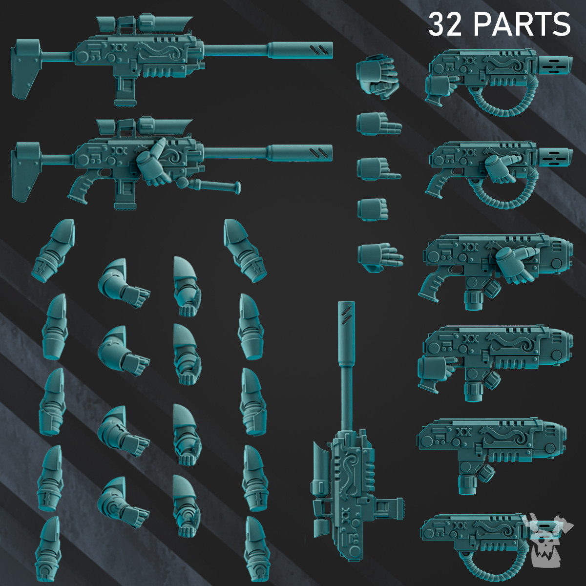 Scylla Legion Special Weapons x32 Alpha DakkaDakka