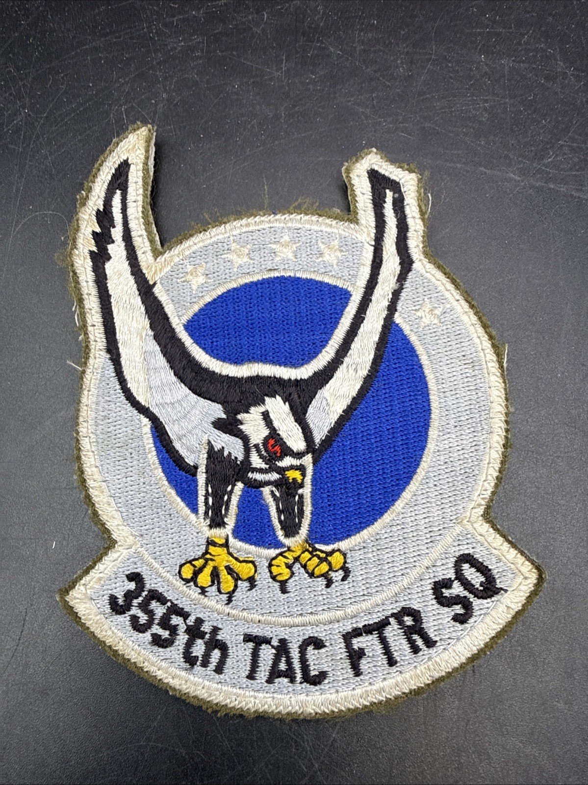 Vintage Original 1970s USAF 355th Tactical Fighter Squadron TFS Patch