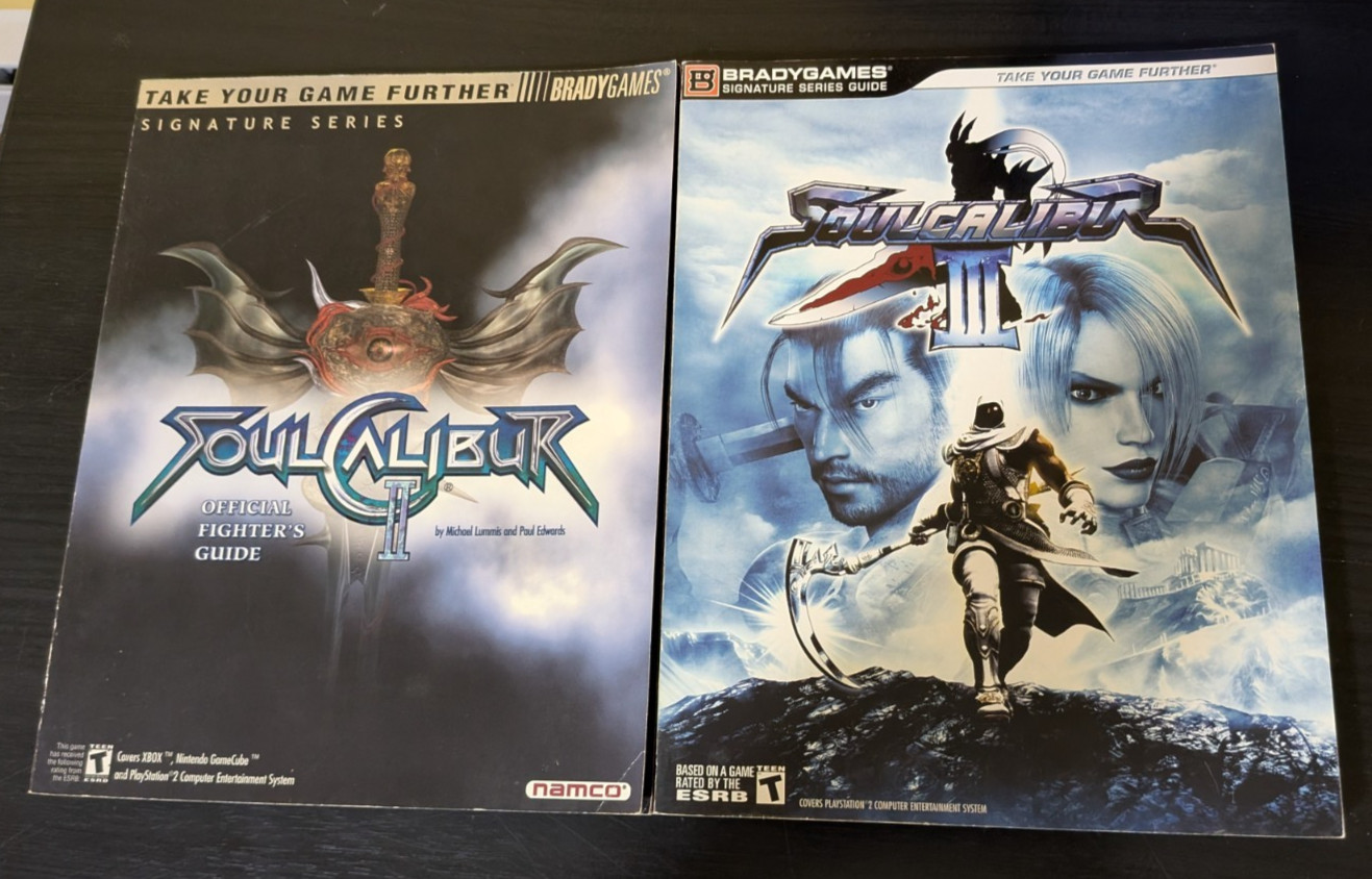 Soul Calibur II + III Bradygames Strategy Guide - Without Posters