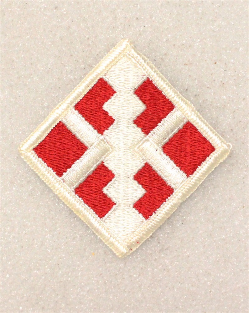 Army patch 5133 - 411th Engineer Brigade w/merrowed edge
