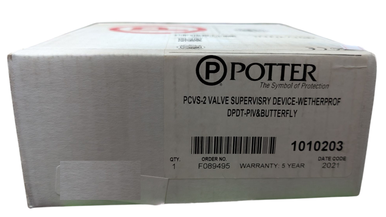 Potter 1010203 PCVS-2 PCVS Series Control Valve Supervisory Switch, Double