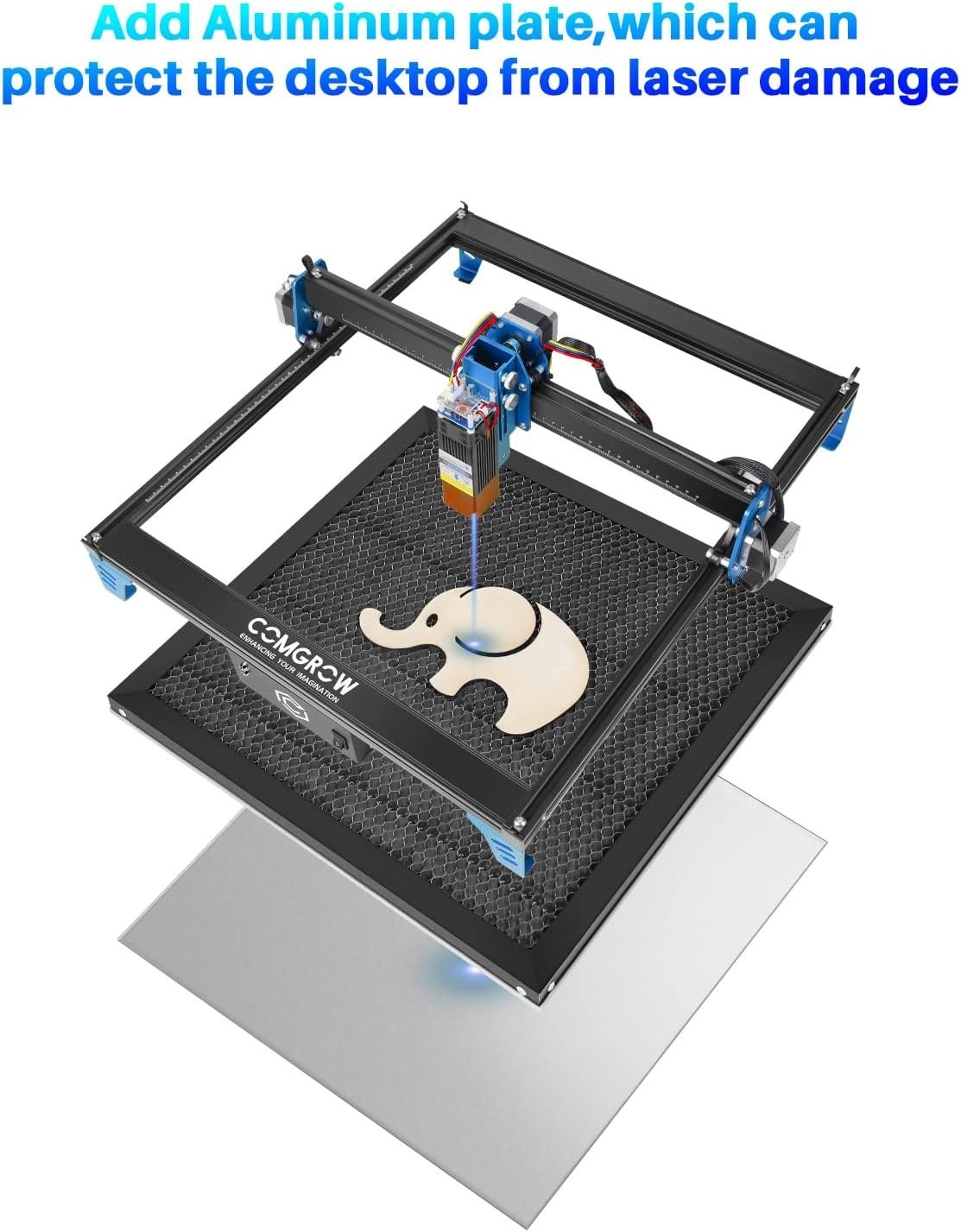 Laser Engraving Honeycomb Table with Rust-Proof Frame and Fast Heat Dissipation