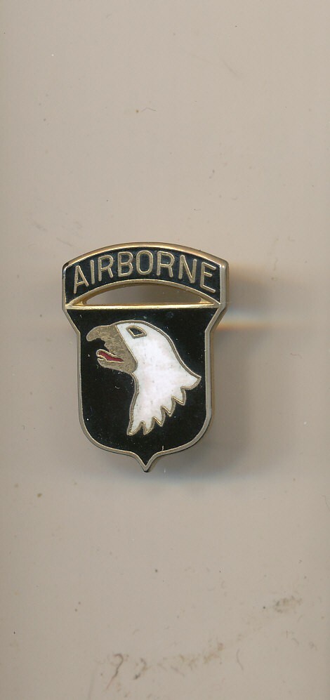 101st Airborne Division DI unit crest patch type Vietnam era