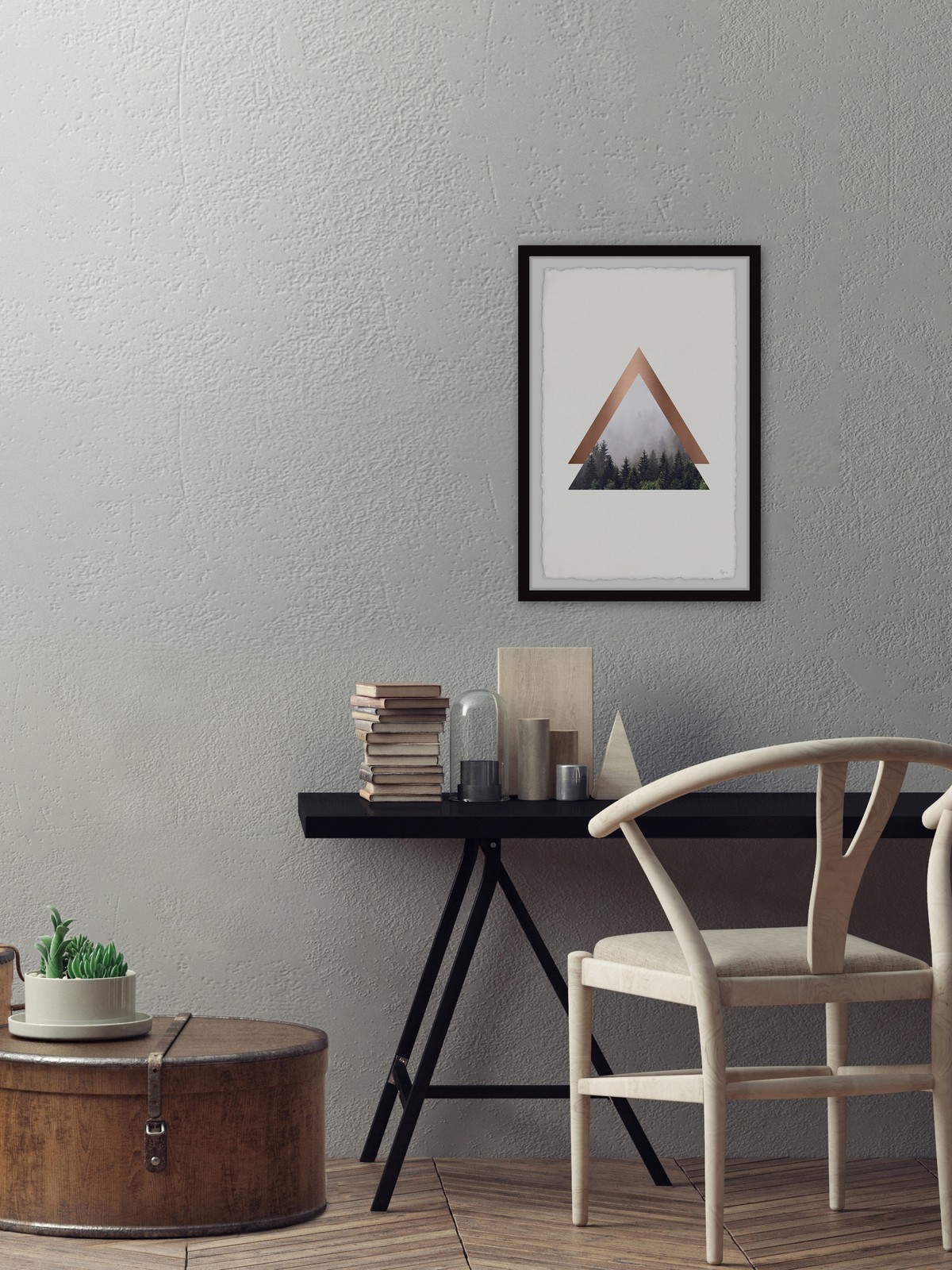 Marmont Hill Yukon Convergence Framed Painting Print 16x24