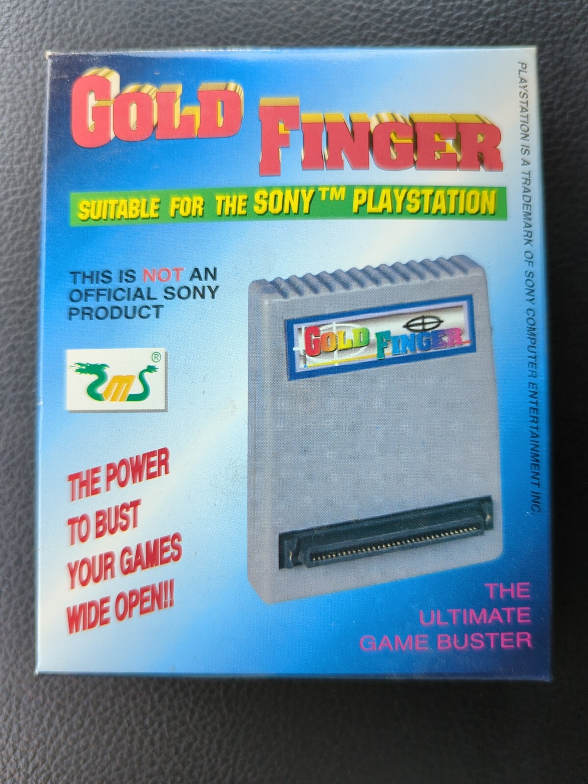 Goldfinger Cheat Cartridge for Sony Playstation PS1 Complete