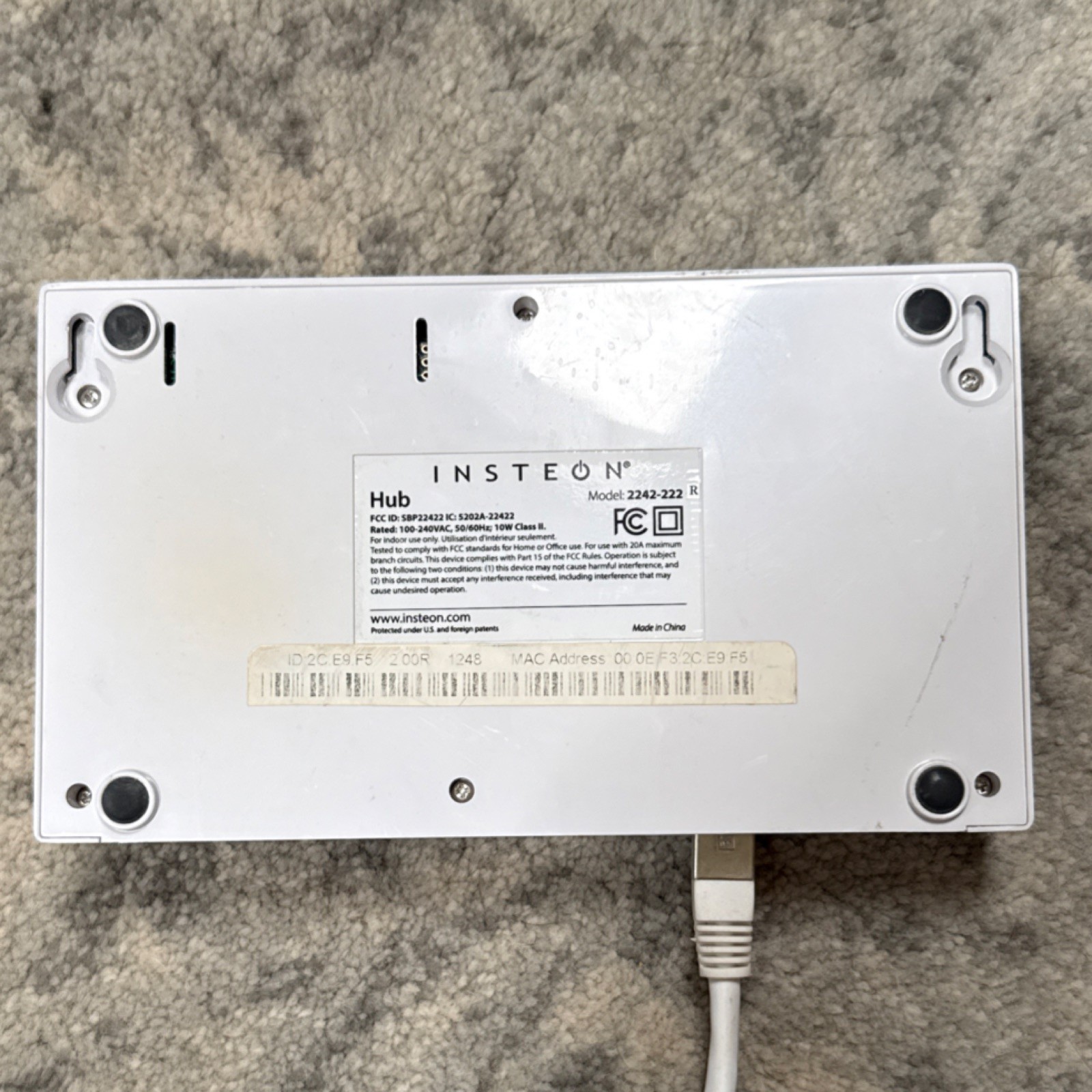 Insteon and X10 hub, light and appliance modules