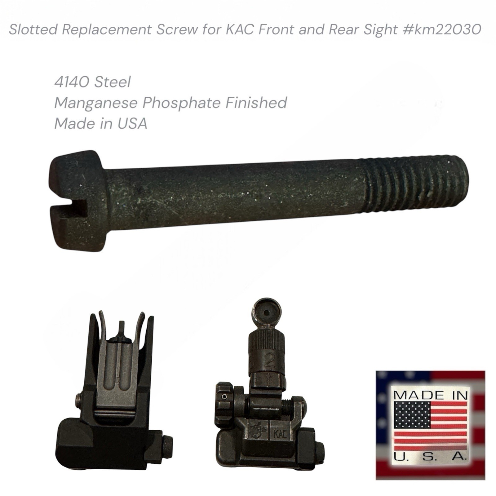 Knight Armament Front And Rear Sight Replacement Screw For ka c KM22030