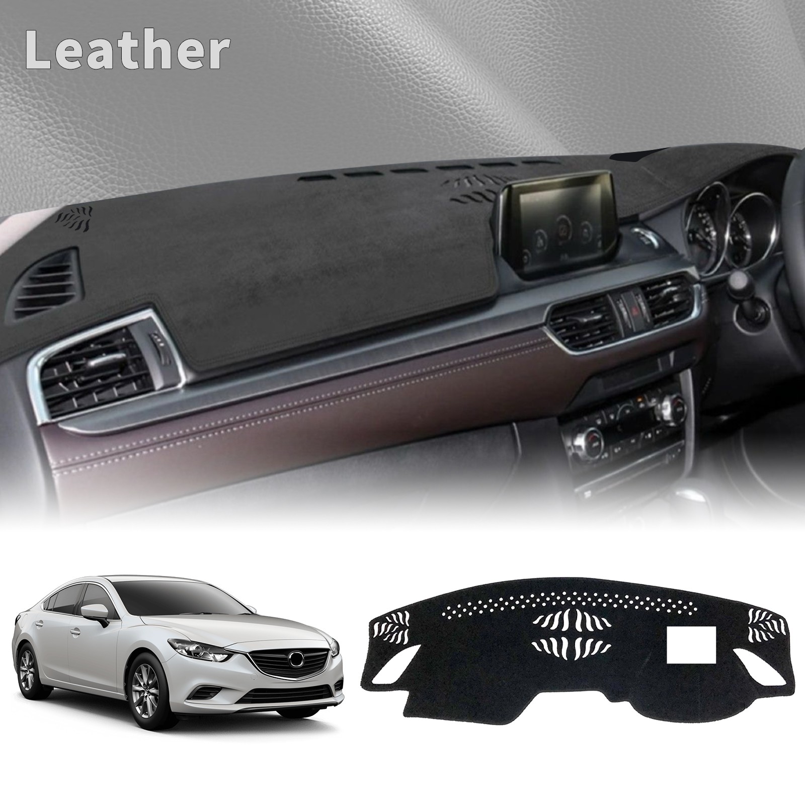 fit for Mazda 6 GL Atenza 2015-2017 LHD HUD Dashboard Pad dashmat Accessories