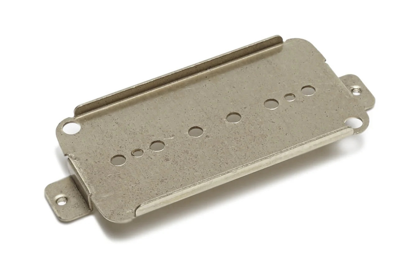 Solo 50mm Rounded P90 Humbucker Nickel Silver Base Plate - Short Leg