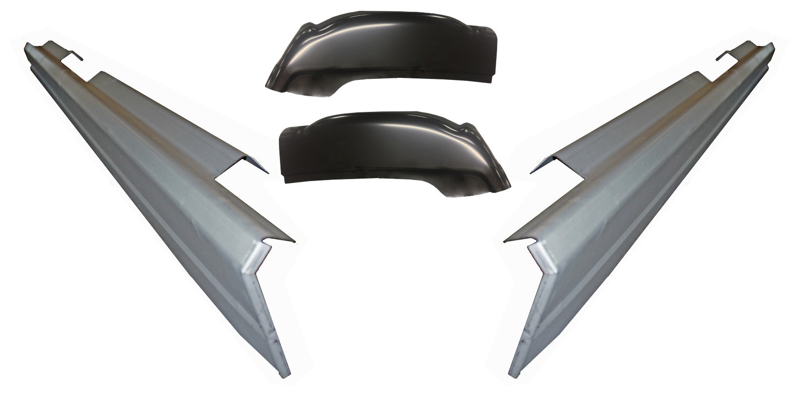 2001-07 CHEVY SILVERADO SIERRA  4DR CREW CAB ROCKER PANELS AND CAB CORNERS KIT